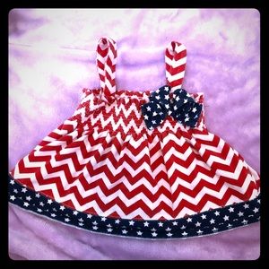 Fourth of July baby dress.